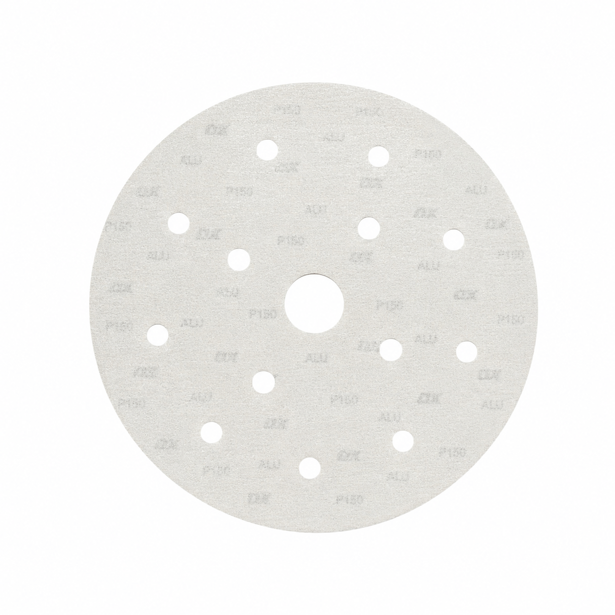 Disque abrasif - Ø 150mm - multitrous - OX Alu film blanc P.1000