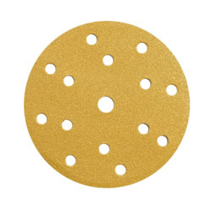 Disque abrasif - Ø 150mm - 15 trous - Eco jaune P.120