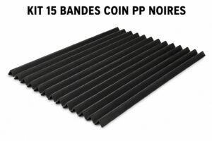 KIT 15 BANDES COIN PP NOIRES