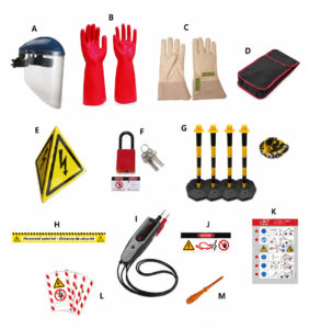 KIT DE DÉLIMITATION, BLOCAGE ET SIGNALISATION